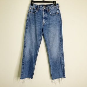 ZARA straight leg jeans size 6